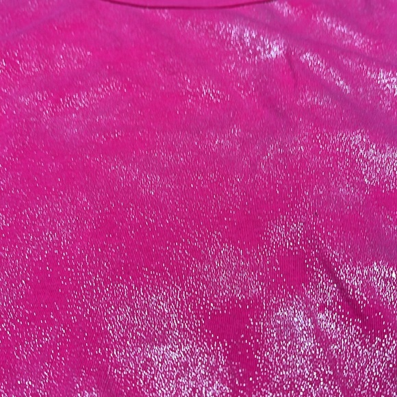 Hot pink tank top by Lovejoy looks like litter on the front - Picture 3 of 4
